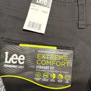 Lee Men's Black Performance Stretch Jeans